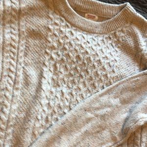 Cropped Cream Sweater